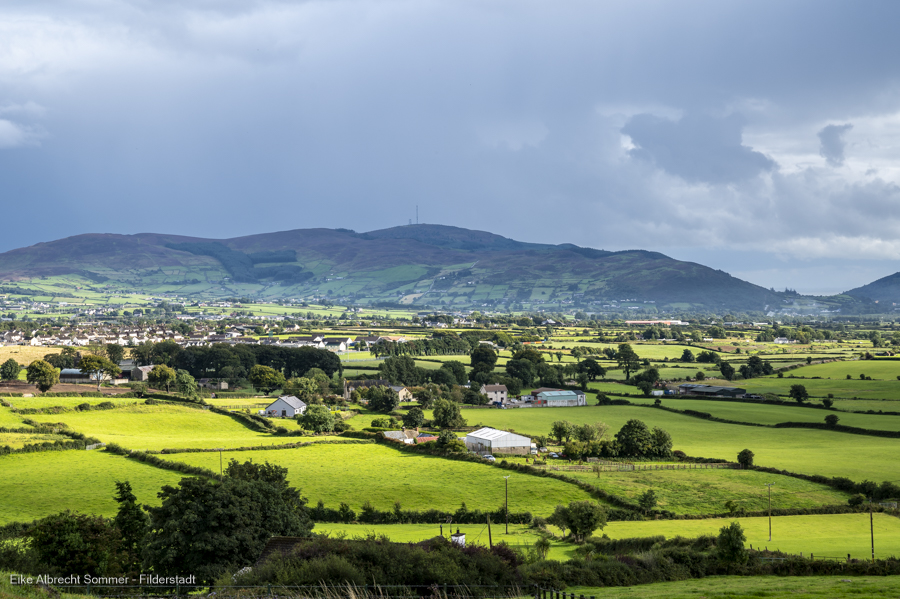 Landschaft am Ballymcdermott Cairn